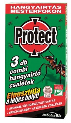 Hangyairtó csalétek, 3 db, PROTECT "Combi"