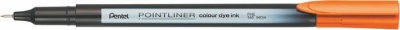 Tűfilc, 0,4 mm, PENTEL "Pointliner", narancssárga